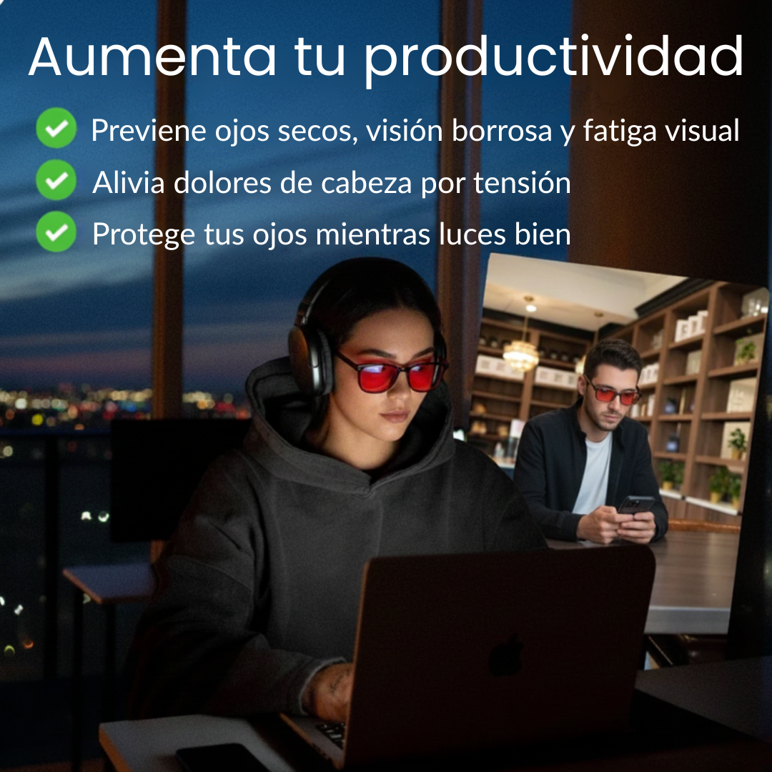 Lumibloc™ | Bloqueo nocturno de luz azul para dormir mejor