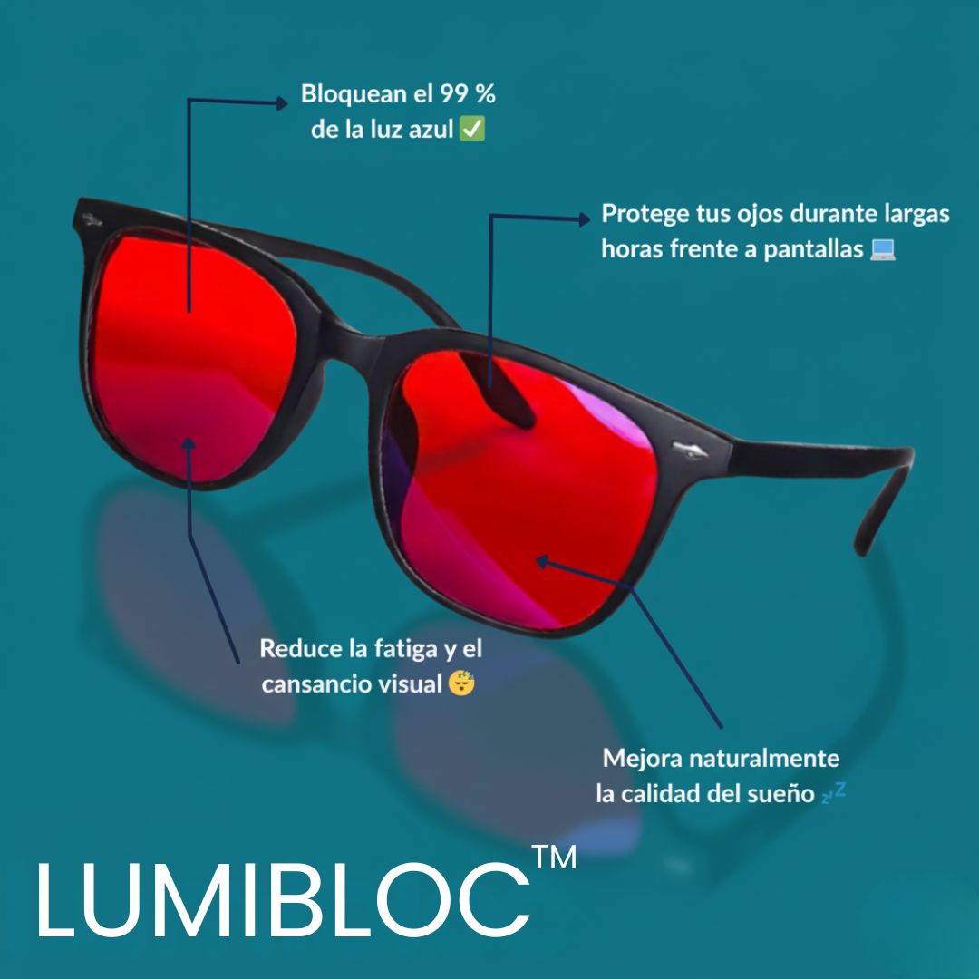 Lumibloc™ | Bloqueo nocturno de luz azul para dormir mejor