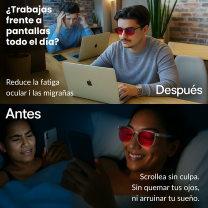 Lumibloc™ | Bloqueo nocturno de luz azul para dormir mejor